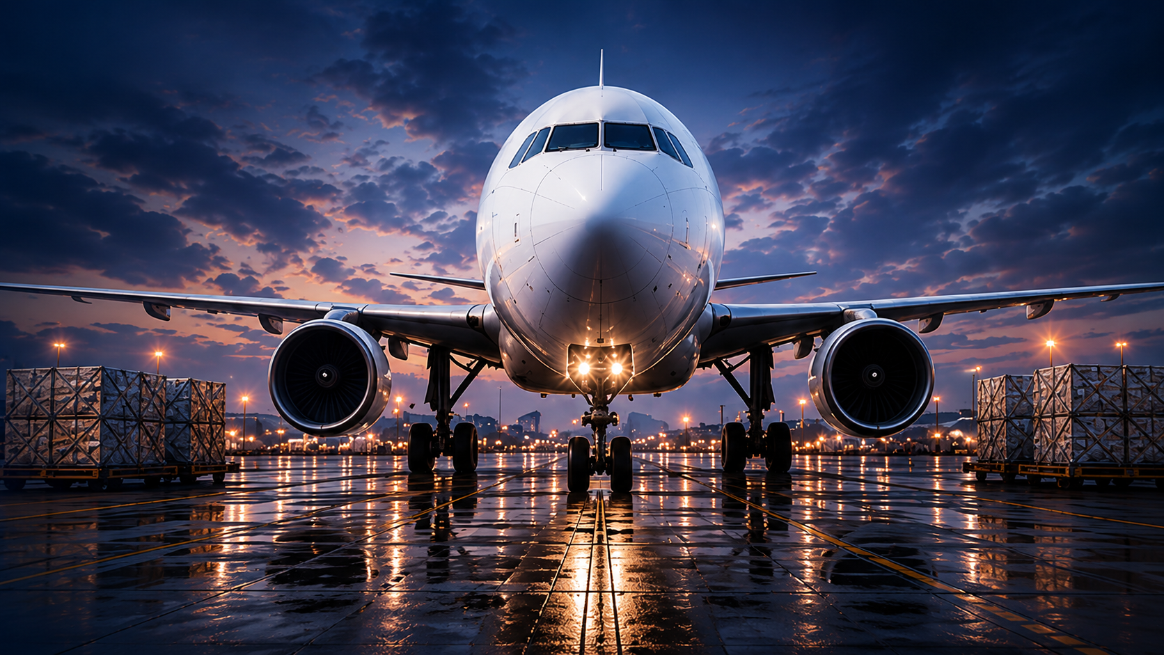 Aircraft Parts Center Golden Hour Engine